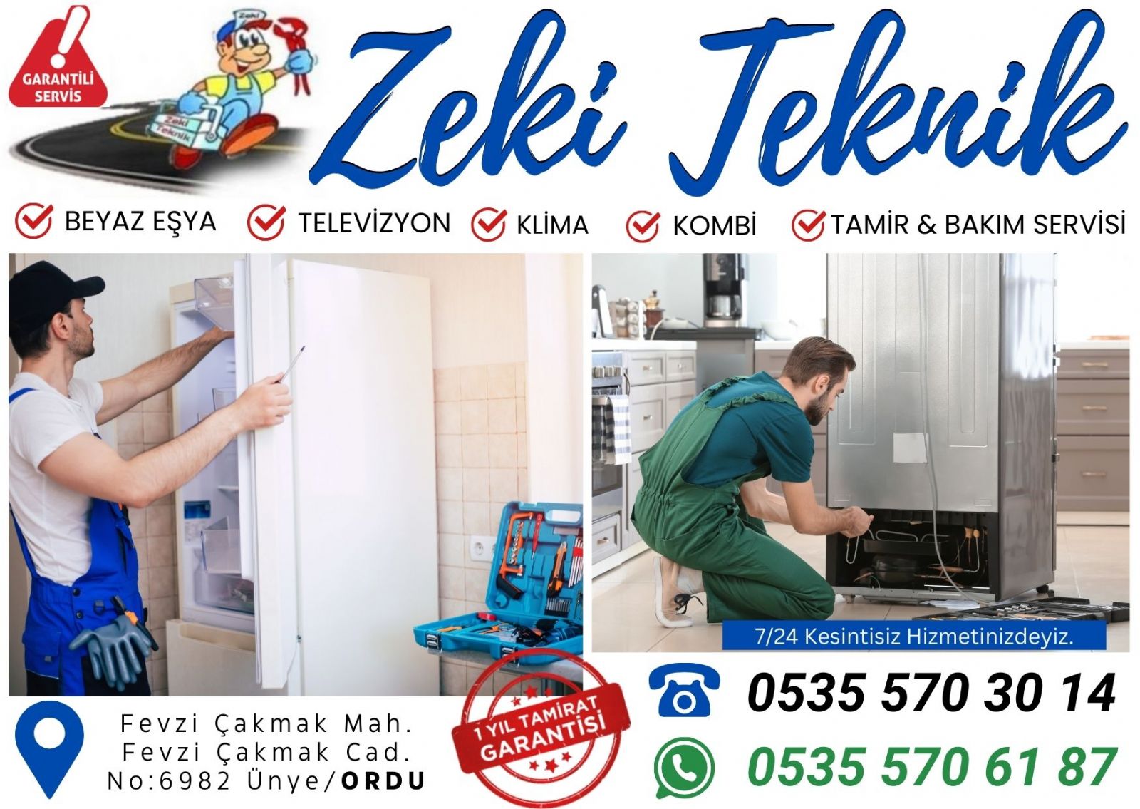 Buzdolabı Tamircisi Ünye